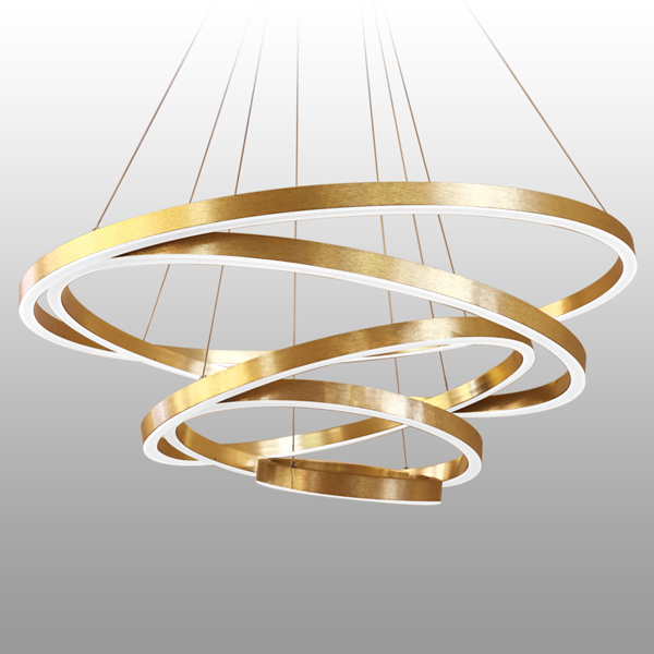 5 ring led chandelier